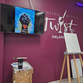 Painting with a Twist - Option 2 Juneteenth Celebration - Art Classes Near Me - Orlando, Florida Painting with a Twist - Option 2 Juneteenth Celebration - Art Classes Near Me - Orlando, Florida