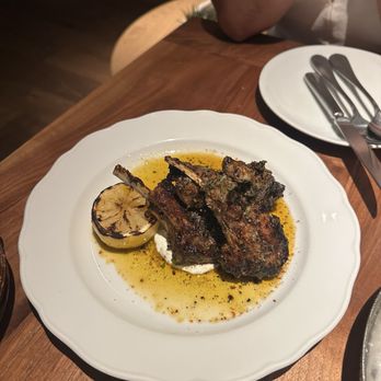 Callie - HARISSA GRILLED LAMB CHOPS - Mediterranean Near Me - San Diego, California Callie - HARISSA GRILLED LAMB CHOPS - Mediterranean Near Me - San Diego, California