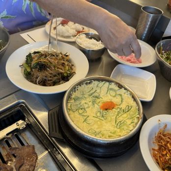Park's BBQ - Steamed Egg and Jap Chae - Barbeque Near Me - Los Angeles, California Park's BBQ - Steamed Egg and Jap Chae - Barbeque Near Me - Los Angeles, California