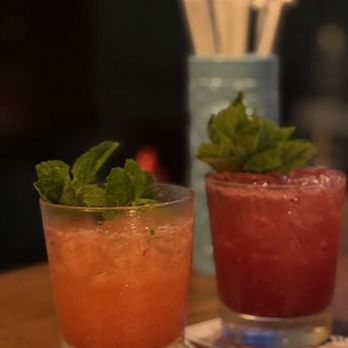 The Backyard at Chez Jays - Strawberry and blackberry mojitos. - New American Near Me - Santa Monica, California The Backyard at Chez Jays - Strawberry and blackberry mojitos. - New American Near Me - Santa Monica, California
