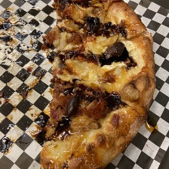 Cinders Wood Fired Pizza - Bacon Bacon n' Brie Pizza - Pizza Near Me - Redding, California Cinders Wood Fired Pizza - Bacon Bacon n' Brie Pizza - Pizza Near Me - Redding, California