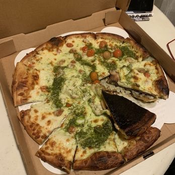 Backstage Cafe - The most disgraceful pizza ever, it was 32 dollars wasted I was so mad. - Italian Near Me - Kelso, Washington