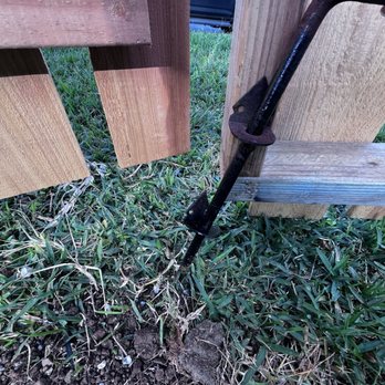 Menora Masonry - Reused my gate fixture which is ok, but they could have secured it with some screws! - Masonry/Concrete Near Me Menora Masonry - Reused my gate fixture which is ok, but they could have secured it with some screws! - Masonry/Concrete Near Me