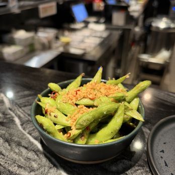 ROL Hand Roll Bar - Irvine - Chili Garlic Edamame - Sushi Bars Near Me - Irvine, California ROL Hand Roll Bar - Irvine - Chili Garlic Edamame - Sushi Bars Near Me - Irvine, California