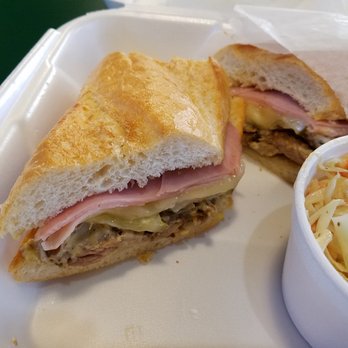 Cafe Olivia - Cubano (halved) with pork and ham, cheese, pickle, and mustard - Sandwiches Near Me - Indianapolis, Indiana