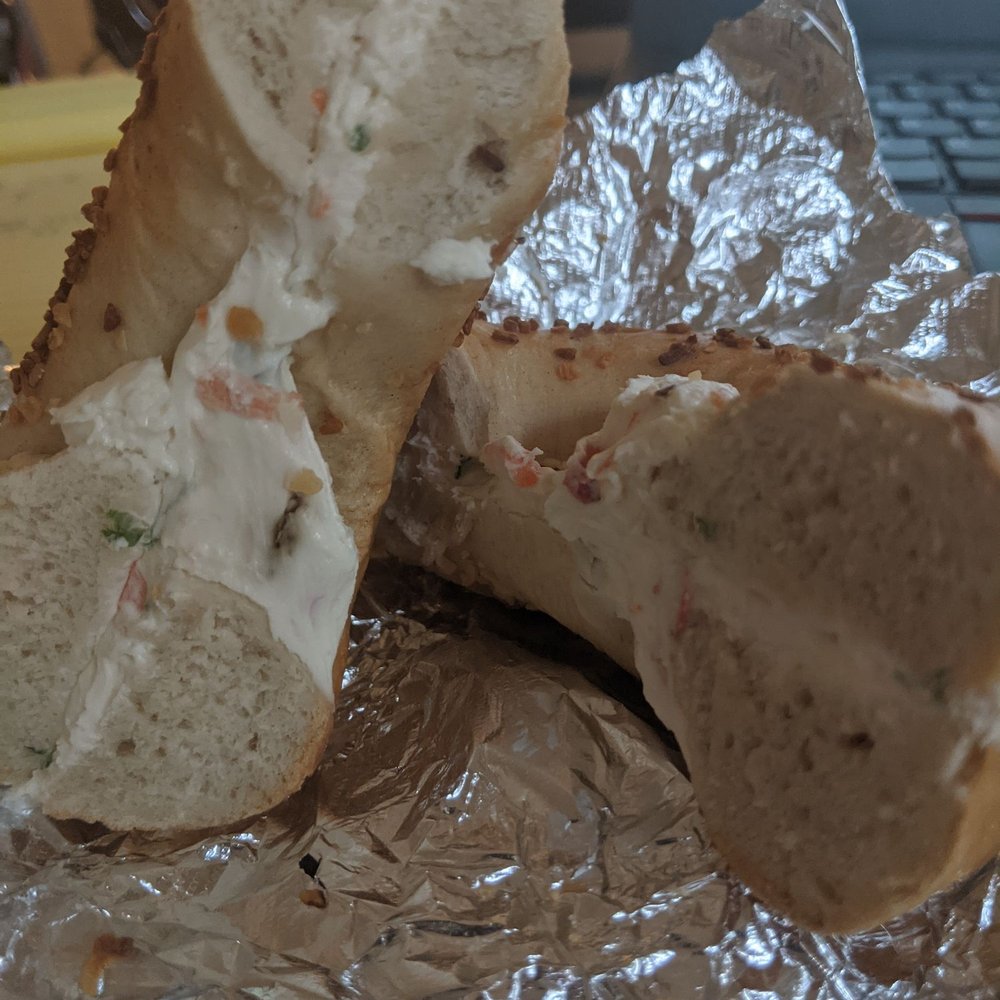 Fill A Bagel & Breads - Veggie on Onion - Bagels Near Me - Oreland, Pennsylvania Fill A Bagel & Breads - Veggie on Onion - Bagels Near Me - Oreland, Pennsylvania