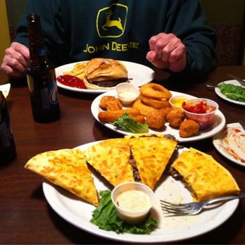 The Corner Grill - Sampler, bleu burger, steak quesadilla. - American Near Me - Blue Grass, Iowa The Corner Grill - Sampler, bleu burger, steak quesadilla. - American Near Me - Blue Grass, Iowa