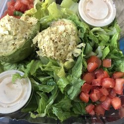 COUNTER CULTURE SOUTHERN LOOP - Stuffed avocado salad with tuna & spicy ranch dressing. Good & fresh!