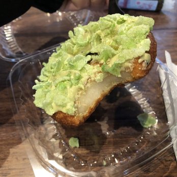 Pike Kitchen - Inside of mochi donut from monster snow and tea - Korean Near Me - Rockville, Maryland Pike Kitchen - Inside of mochi donut from monster snow and tea - Korean Near Me - Rockville, Maryland