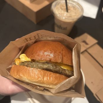 Eggslut - Sausage, Egg & Cheese - Breakfast & Brunch Near Me - Las Vegas, Nevada Eggslut - Sausage, Egg & Cheese - Breakfast & Brunch Near Me - Las Vegas, Nevada