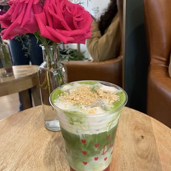 Good Source Coffee - Seasonal Cheesecake Strawberry Matcha - Coffee & Tea Near Me - Escondido, California