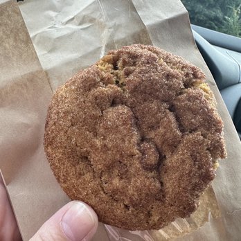 Baked True North - Pumpkin snickerdoodle (in the car because I couldn't wait lol) - Gluten-Free Near Me - Pittsburgh, Pennsylvania