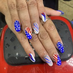 Fourth of July nails Fourth of July nails