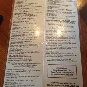 Thirsty Whale - Great menu! - American Near Me - Bar Harbor, Maine Thirsty Whale - Great menu! - American Near Me - Bar Harbor, Maine