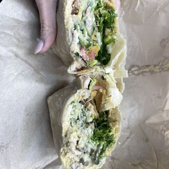 Mendocino Farms - Chicken & Hummus Crunch Wrap - Sandwiches Near Me - Addison, Texas Mendocino Farms - Chicken & Hummus Crunch Wrap - Sandwiches Near Me - Addison, Texas