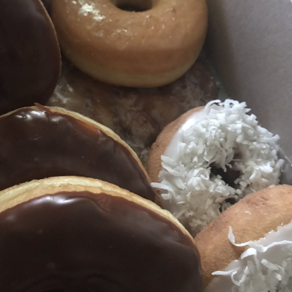 LaMar's Donuts and Coffee - Apple fritters, original glazed, chocolate iced cake, coconut and white icing cake, ray's chocolate iced...what's not to love?! - Donuts Near Me - Denver, Colorado LaMar's Donuts and Coffee - Apple fritters, original glazed, chocolate iced cake, coconut and white icing cake, ray's chocolate iced...what's not to love?! - Donuts Near Me - Denver, Colorado