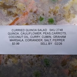 It should be garam masala, not graham marsala.