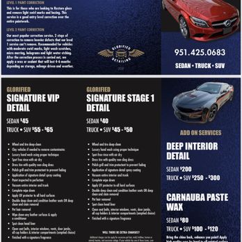 Glorified Detailing - Are brochures and pricing - Auto Detailing Near Me Glorified Detailing - Are brochures and pricing - Auto Detailing Near Me