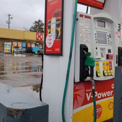Circle K - $3.49/3.81/ 4.09 /diesel  $4.69 Shell Circle K Sedona in the rain Tuesday March 21, 2023