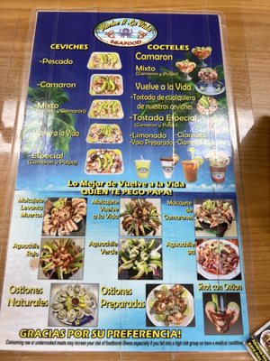 Menu photo 2 Vuelve A La Vida Fort Myers, FL Menu photo 2 Vuelve A La Vida Fort Myers, FL