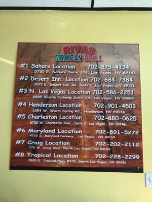 Menu photo 3 Rivas Mexican Grill North Las Vegas, NV Menu photo 3 Rivas Mexican Grill North Las Vegas, NV
