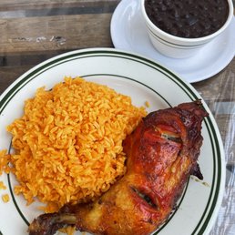Rice and Beans 1/2 Roast Chicken
