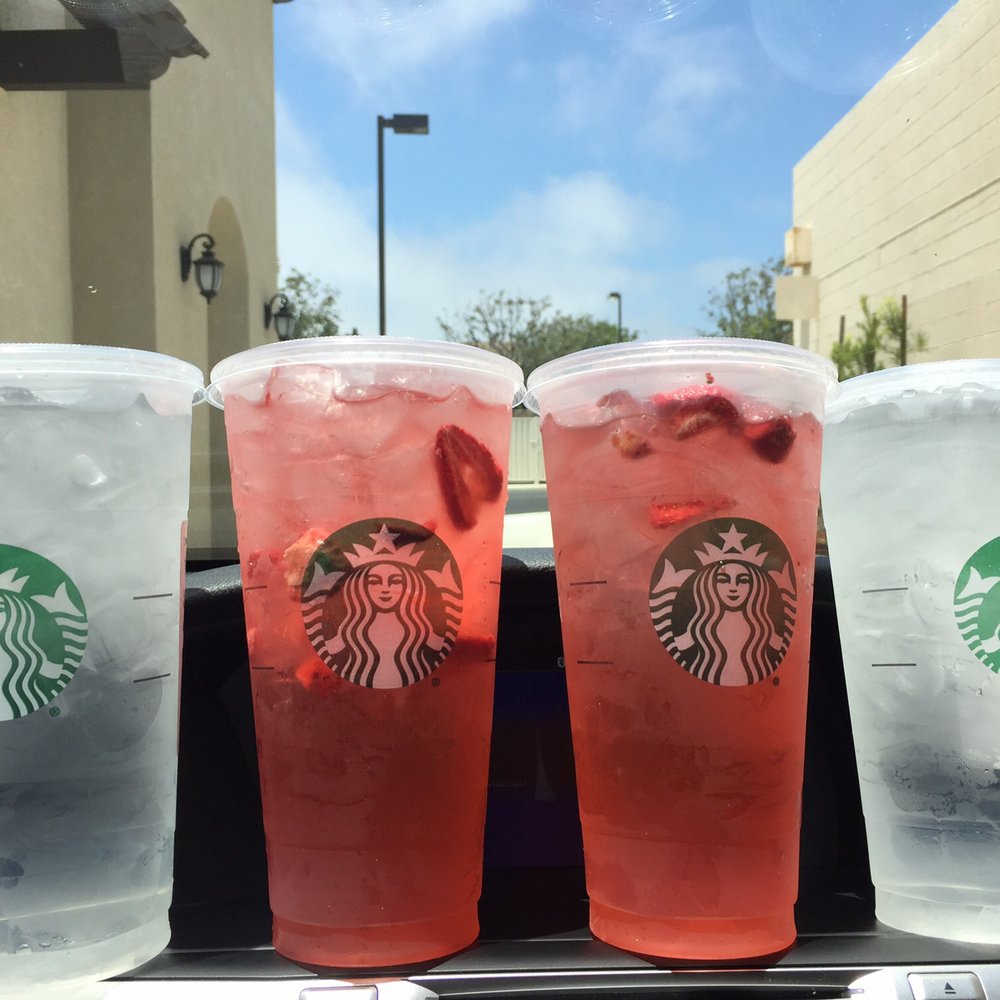 Starbucks - Strawberry Acai Refreshers & Ice Waters - Coffee & Tea Near Me - Oceanside, California Starbucks - Strawberry Acai Refreshers & Ice Waters - Coffee & Tea Near Me - Oceanside, California