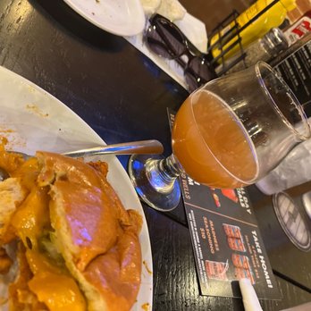 Barrel House - ! I had the Nashville Hot Chicken sandwich with Parmesan Truffle Fries & a Bent River Hippie Sour (draft). - New American Near Me - Davenport, Iowa Barrel House - ! I had the Nashville Hot Chicken sandwich with Parmesan Truffle Fries & a Bent River Hippie Sour (draft). - New American Near Me - Davenport, Iowa