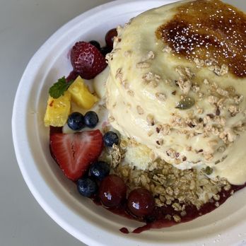 Motto Tea Cafe - Creme Brulee Souffle Pancakes - Desserts Near Me - Pasadena, California Motto Tea Cafe - Creme Brulee Souffle Pancakes - Desserts Near Me - Pasadena, California