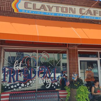 Clayton Cafe - Totally showing their patriotism! So cute!! - Southern Near Me - Clayton, Georgia