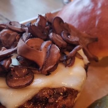 Riverwalk Grill and Taproom - The mushrooms were outstanding. I recommend this burger. Excellent. - Seafood Near Me - Elk Rapids, Michigan Riverwalk Grill and Taproom - The mushrooms were outstanding. I recommend this burger. Excellent. - Seafood Near Me - Elk Rapids, Michigan