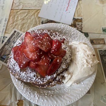 Short Stack Eatery - Sweet Potato Pancakes with Maple Mascarpone 10/10. Best pancakes I've ever had hands down. - Breakfast & Brunch Near Me - Madison, Wisconsin