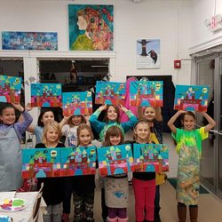 Bloom Art Studio - An artful happy birthday group!