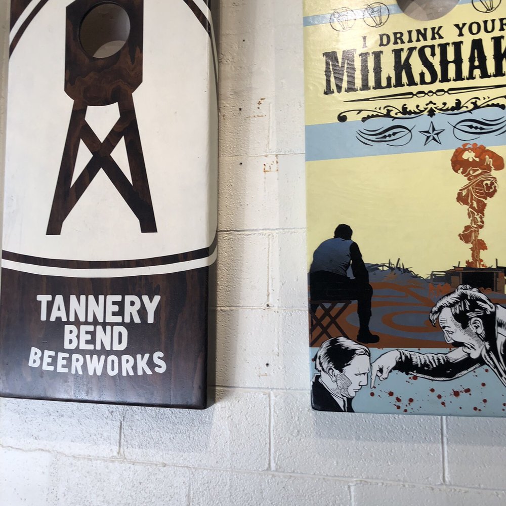 Tannery Bend Beerworks - a man and a cow - Breweries Near Me - Napa, California Tannery Bend Beerworks - a man and a cow - Breweries Near Me - Napa, California