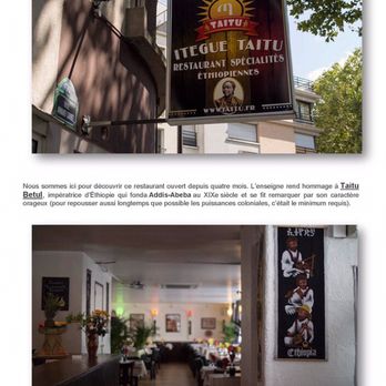 Itegue Taitu - Ethiopian Near Me - Paris, 75