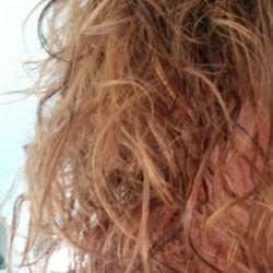 Canadian Beauty College - My hair after the appointment.