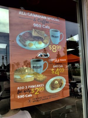 Menu photo 1 A&W Mississauga, ON Menu photo 1 A&W Mississauga, ON