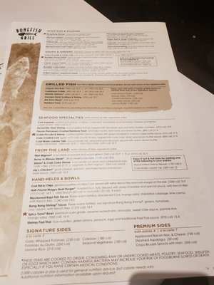 Menu photo 3 Bonefish Grill Newtown Square, PA