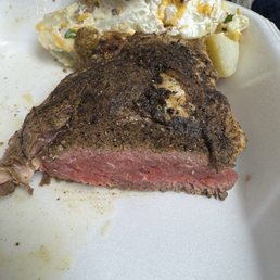 "Medium" steak brought home "Medium" steak brought home