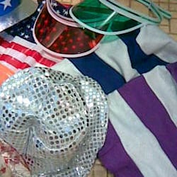 Monarch Carnival Supply Company - American Flags, Sun Visor Hats, Sequined Disco Hat, Cat in the Hat Hats from Monarch 9/20/12