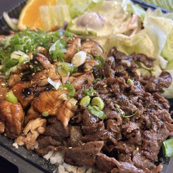 ANB Teriyaki Grill - Teriyaki chicken and beef plate - Japanese Near Me - Orange, California ANB Teriyaki Grill - Teriyaki chicken and beef plate - Japanese Near Me - Orange, California