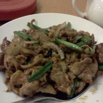 Yu's Garden - Sauteed Lamb with scallion. - Taiwanese Near Me - Irvine, California Yu's Garden - Sauteed Lamb with scallion. - Taiwanese Near Me - Irvine, California