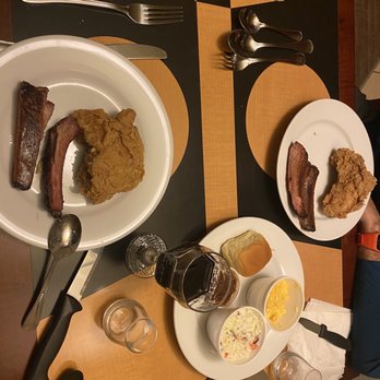 Golden Pride - a table full of food and drinks - Barbeque Near Me - Albuquerque, New Mexico