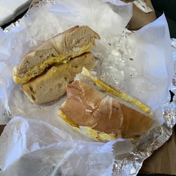 Dumont Hot Bagel - Eggs on a bagel - Bagels Near Me - Dumont, New Jersey