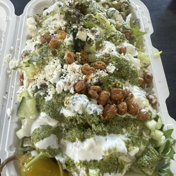 Hummus Way - Mediterranean Bowl with Pesto Chicken and Lemon Pepper Chicken - Middle Eastern Near Me - Santa Ana, California Hummus Way - Mediterranean Bowl with Pesto Chicken and Lemon Pepper Chicken - Middle Eastern Near Me - Santa Ana, California