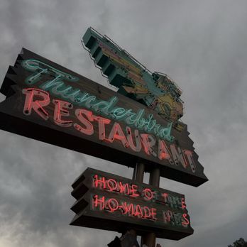 Thunderbird Restaurant - Sign out front - American Near Me - Mt. Carmel Junction, Utah