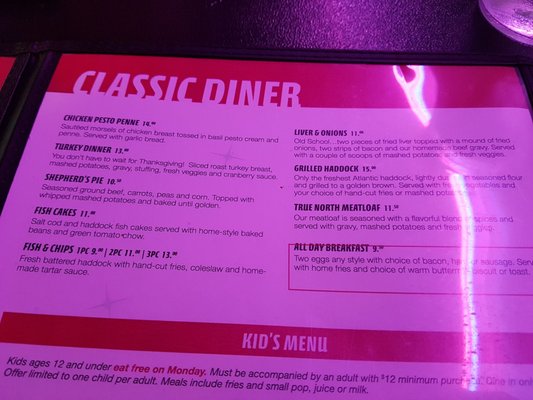 Menu photo 2 True North Diner Bedford, NS