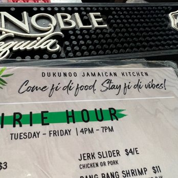 Dukunoo - Recommend: come for Irie Hour (happy hour) - Caribbean Near Me - Miami, Florida