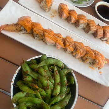 Mikko Sushi - Samurai Roll Garlic Edamame - Sushi Bars Near Me - Vista, California