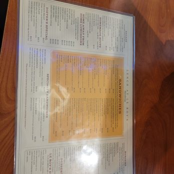Le Roy's Restaurant - The menu - Diners Near Me - Monrovia, California